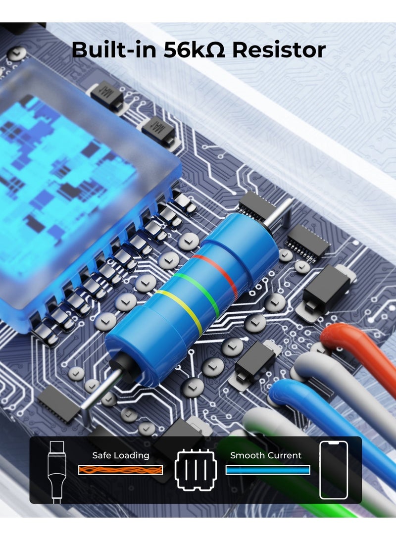 VOLTME iPhone Charger Cable (2m) 2.4A, Lightning Cable for Fast Charging and High-Speed Data Transfer, USB Cable Compatible with iPhone 14/14 Pro/14 Plus/14 Pro Max, 13/12/11/10/9/8/7 Plus, iPad, AirPods - Red - Image 4